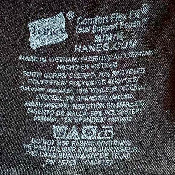 Hanes Men's Total Support Pouch Trunk Underwear.  ( 1 black, size M); NWOT. - Picture 14 of 14